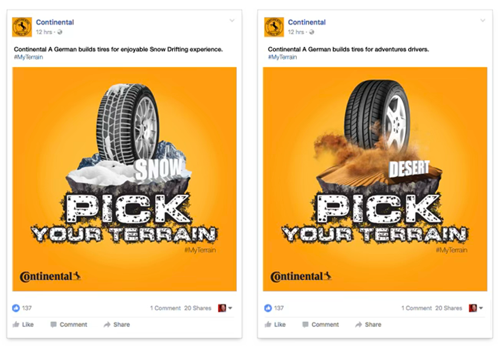 Continental — Pick Your Terrain 1